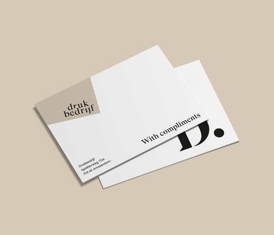 Kleine kaartjes om je boodschap persoonlijk te maken