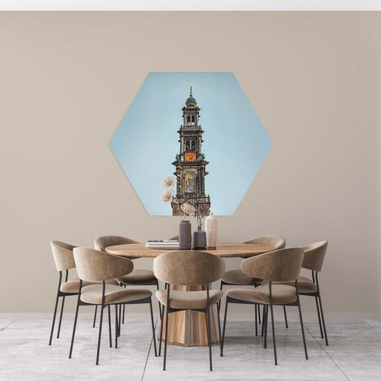 Decoratieve foto op hexagon voor kantoor of woning