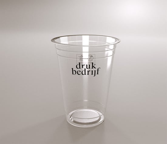 Plastic bekers drukken