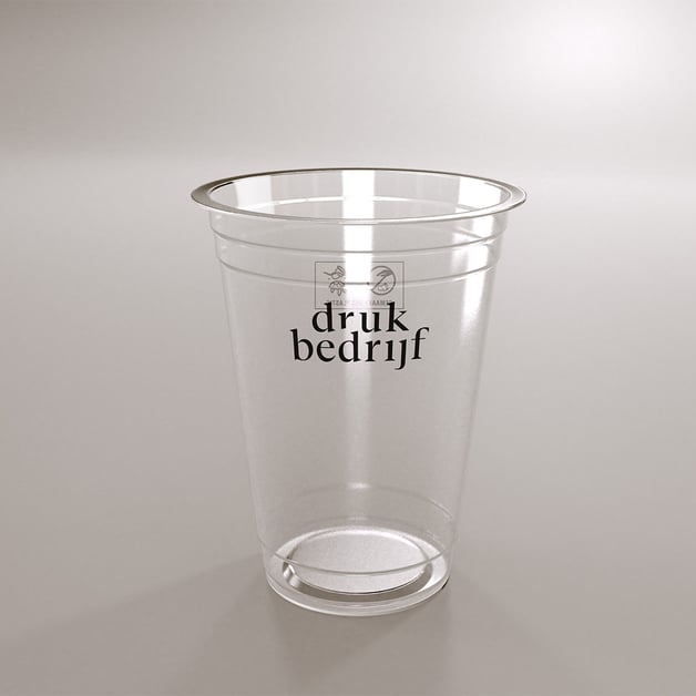 Plastic bekers drukken