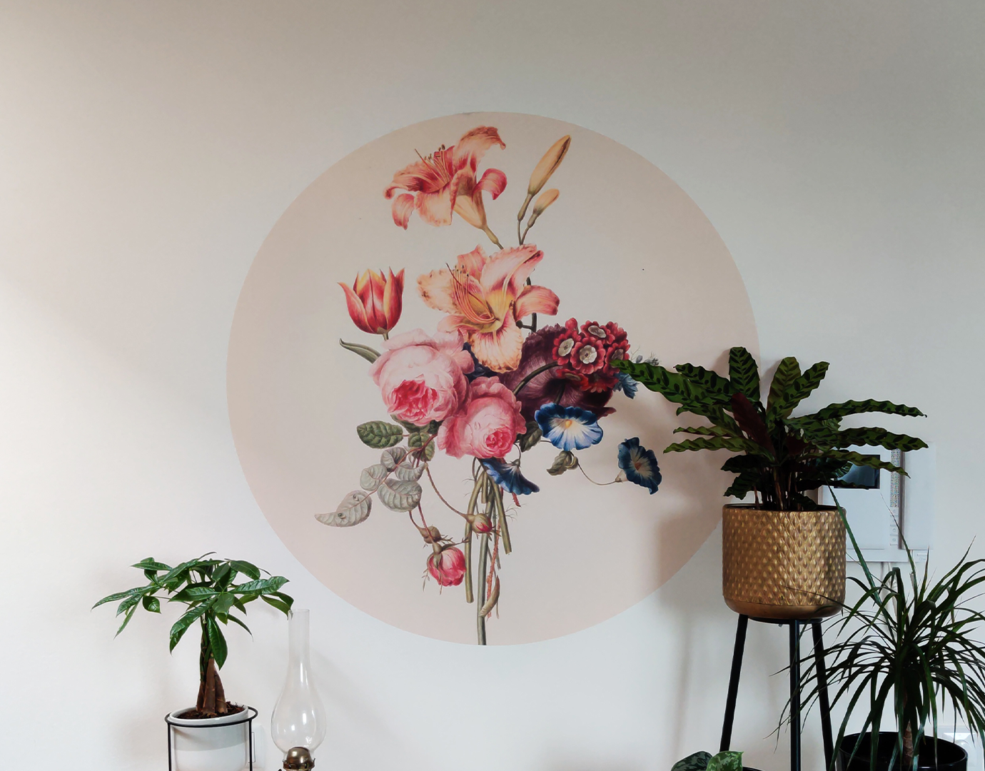 Cirkel behang gebruiken voor je branding