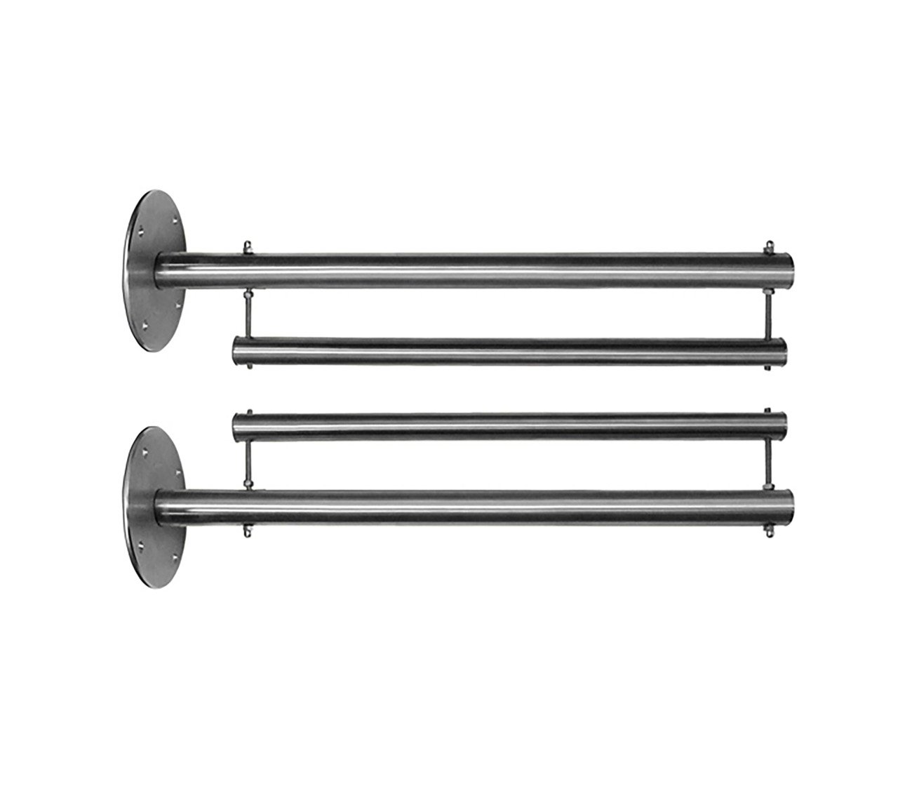 Illustratie Haakse baniersteun - 80 cm