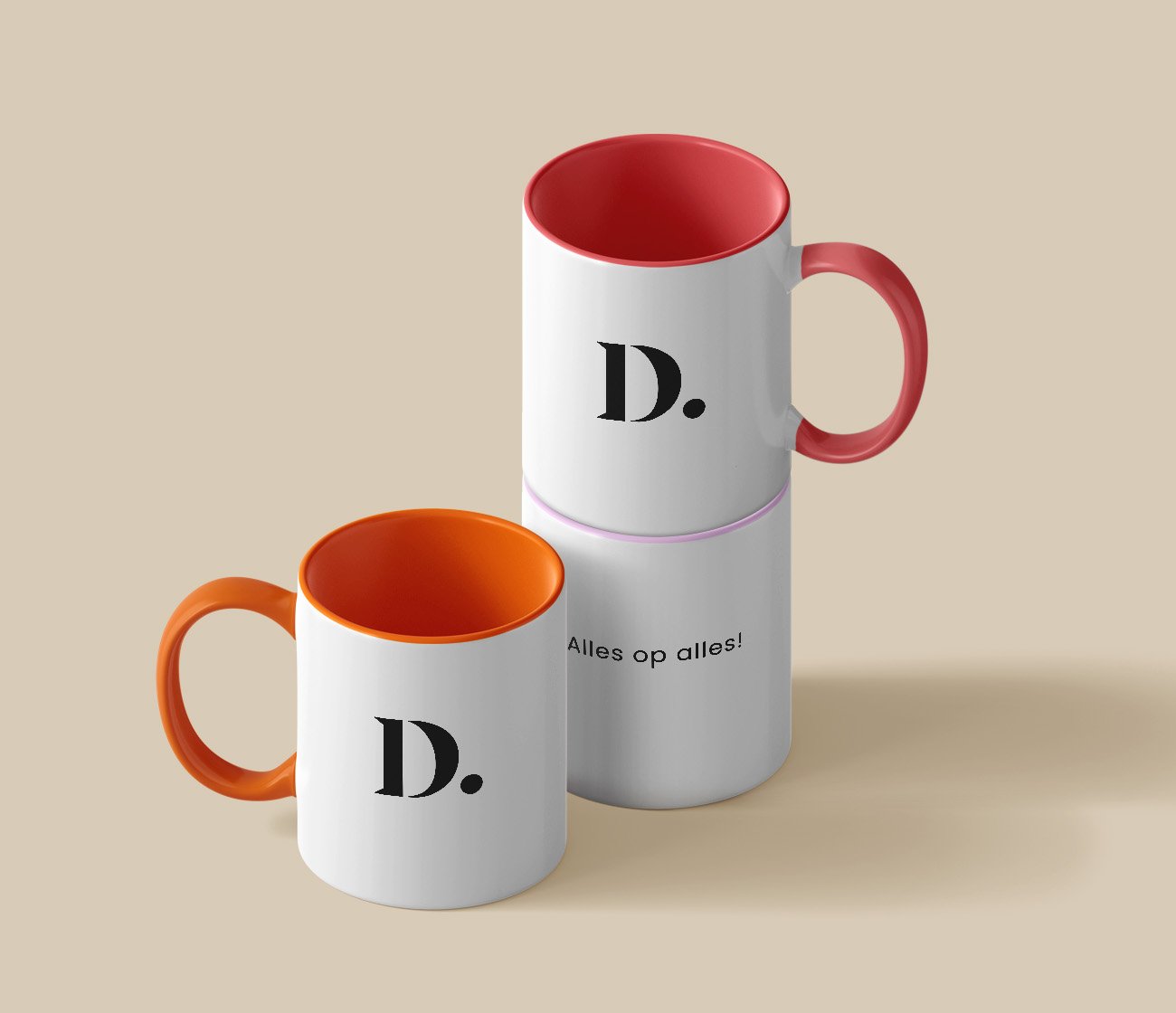 Bedrukte mokken met logo