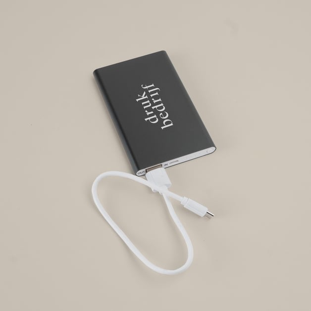 Powerbank bedrukken met eigen logo