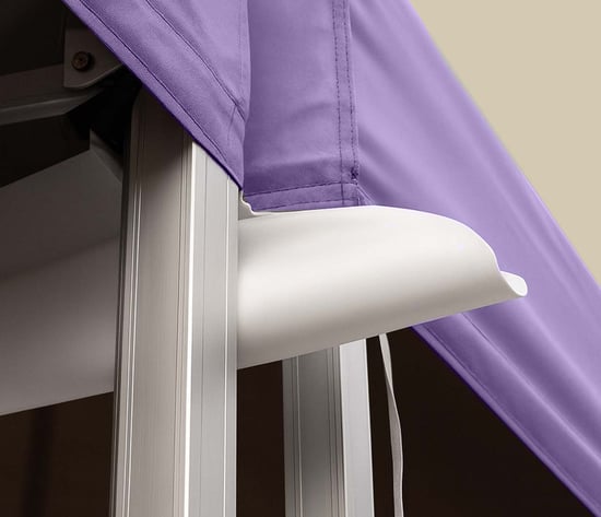 Vouwtent met regengoot