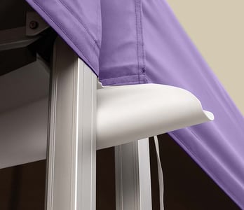 Vouwtent met regengoot