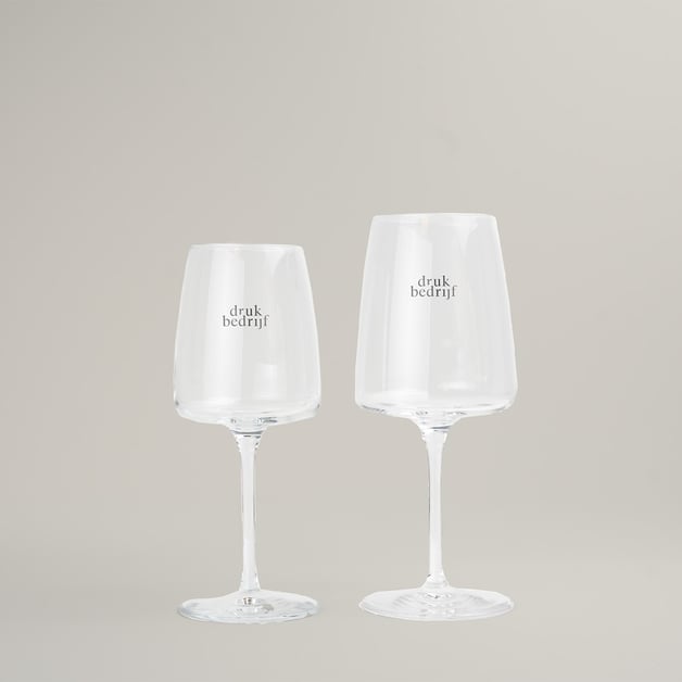 Wijnglazen met logo voor promotie en cadeau