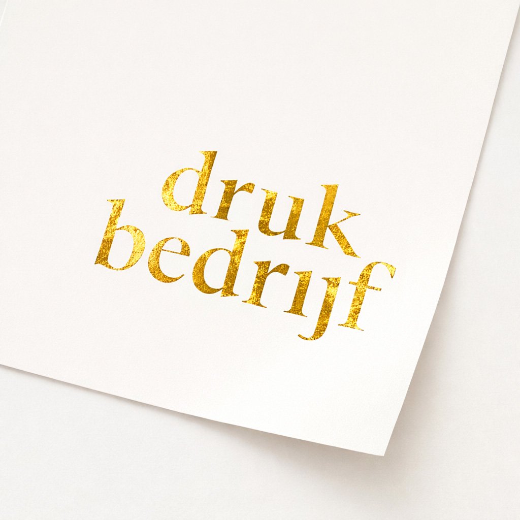 Illustratie Voorzien van foliedruk