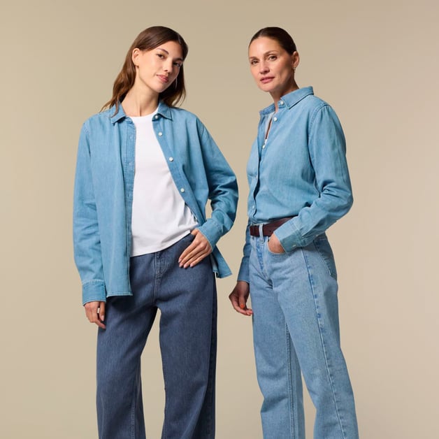 Stella Denim Shirt borduren