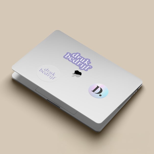 Zelfklevende vinyl stickers met eigen ontwerp