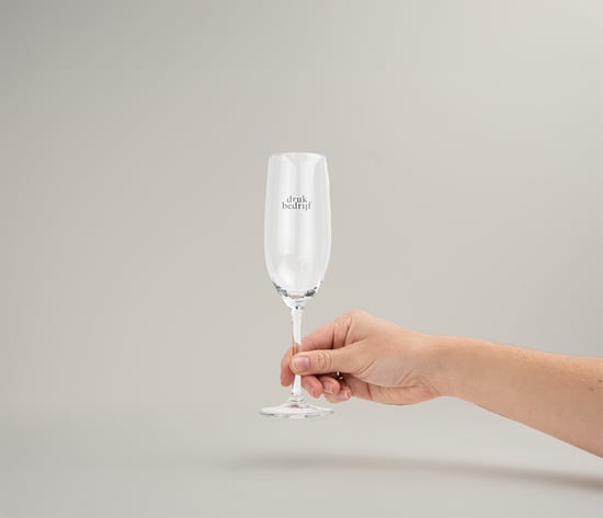 Creatieve champagne glazen voor speciale gelegenheden