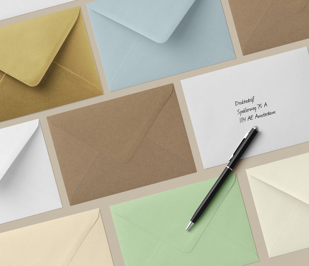 Enveloppen bestellen voor wenskaarten
