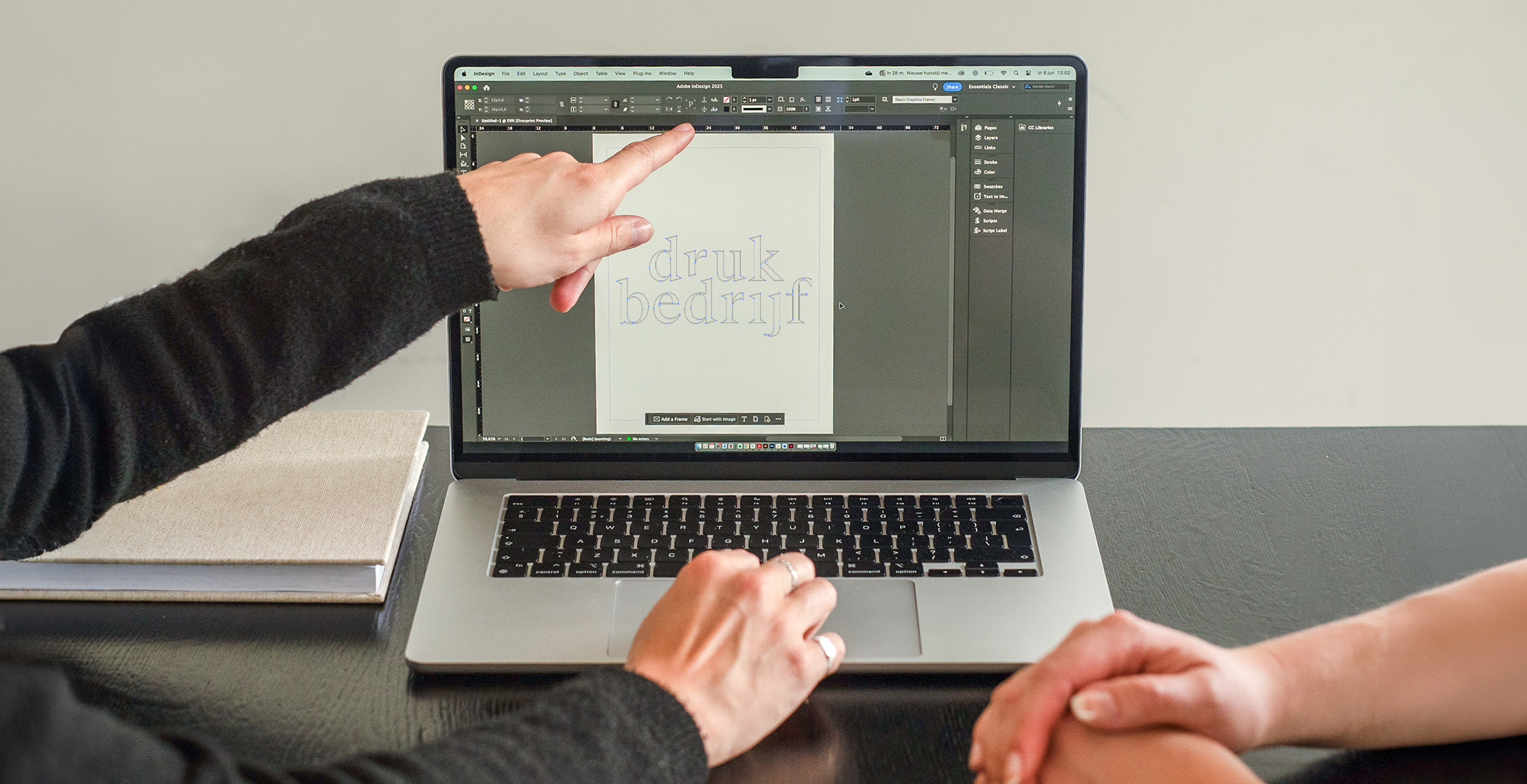 Drukwerk opmaak en vormgeving digitaal printen