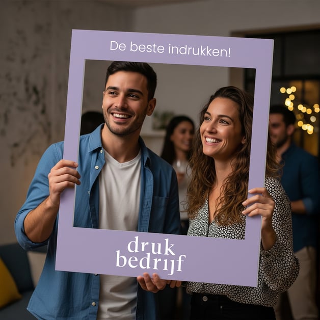 Fotoframe bedrukt met eigen afbeelding of logo