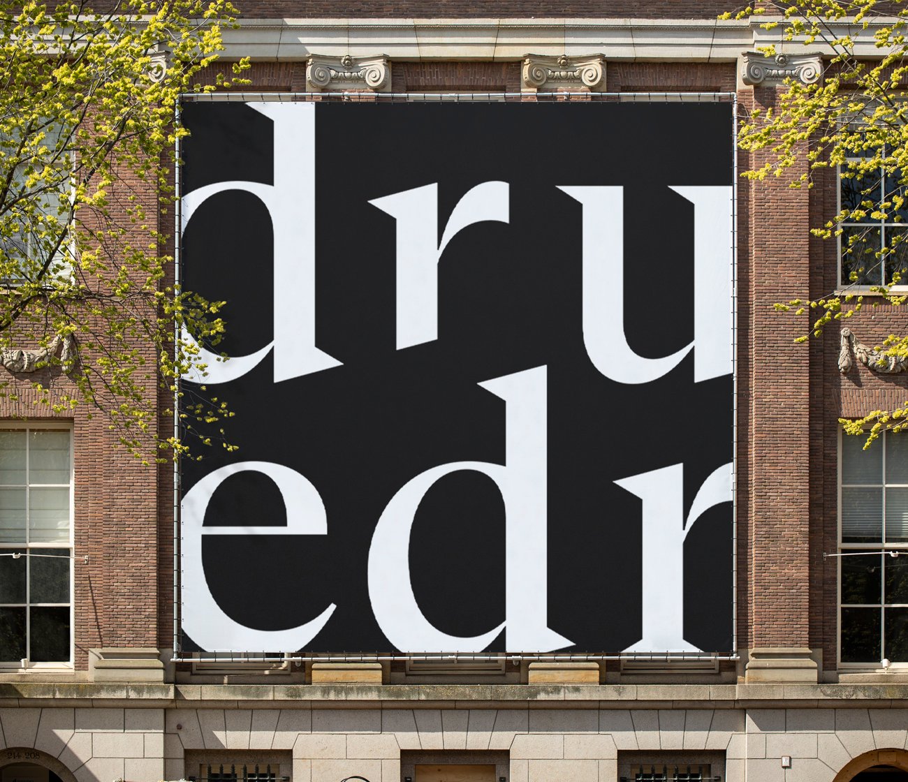 Muurframe bedrukken met eigen logo