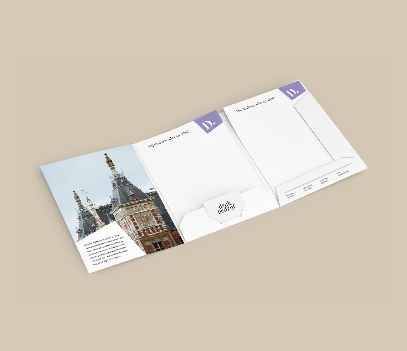 Presentatiemap met logo