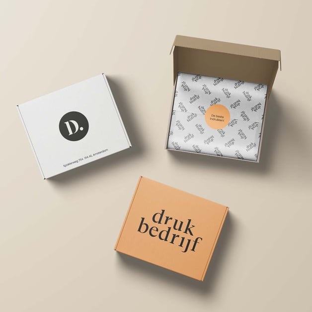 Verzenddozen met  logo
