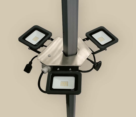 LED verlichting vouwtent