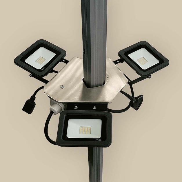 LED verlichting vouwtent