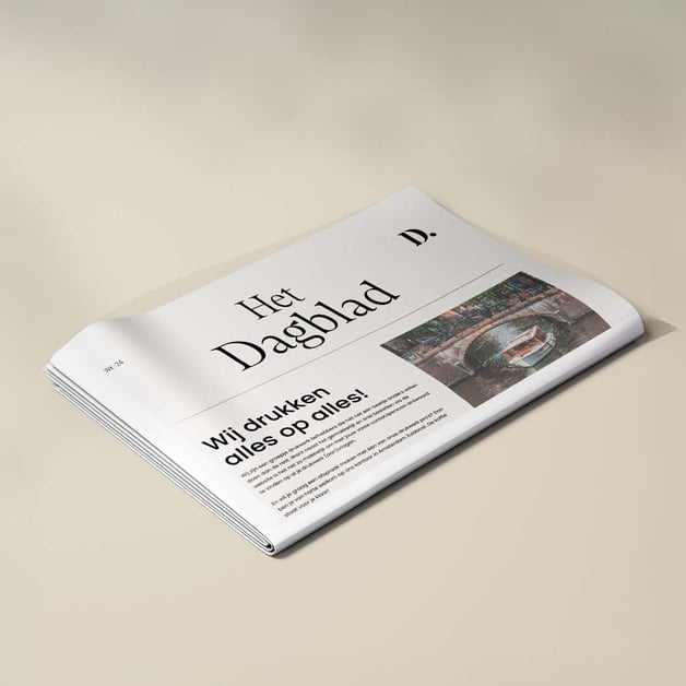 Krant eigen ontwerp