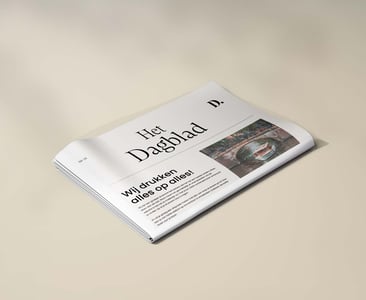 Krant eigen ontwerp