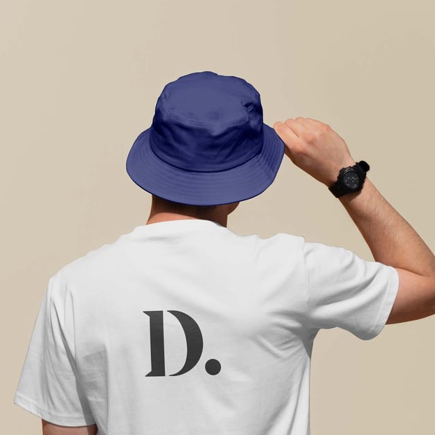 Opvallende bucket hat met logo voor klantenbinding