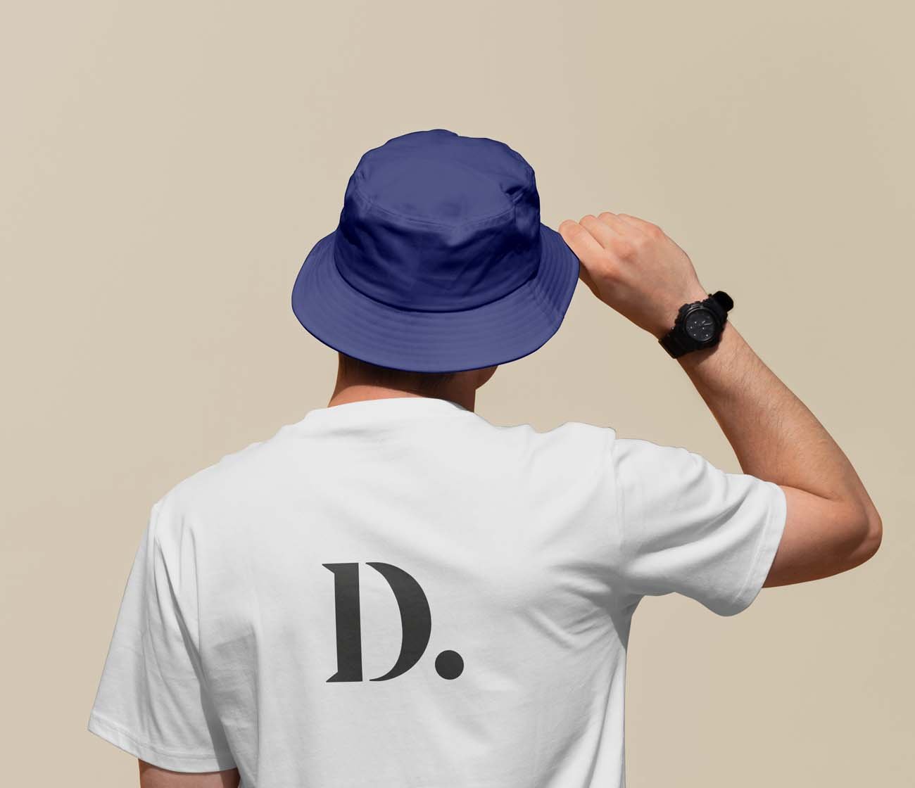 Opvallende bucket hat met logo voor klantenbinding