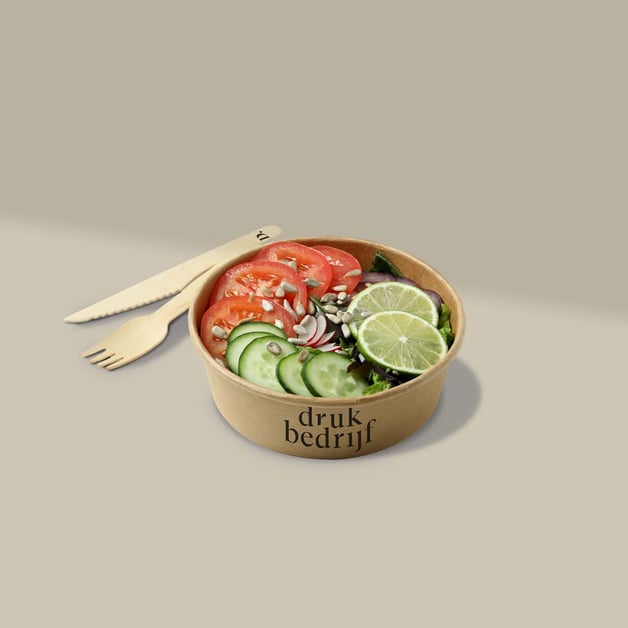 bedrukte poke bowls