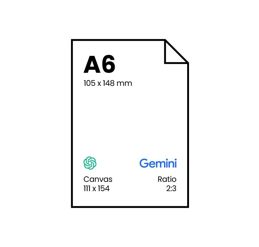A6 flyer opmaken met AI - Gebruik ChatGPT of Gemini