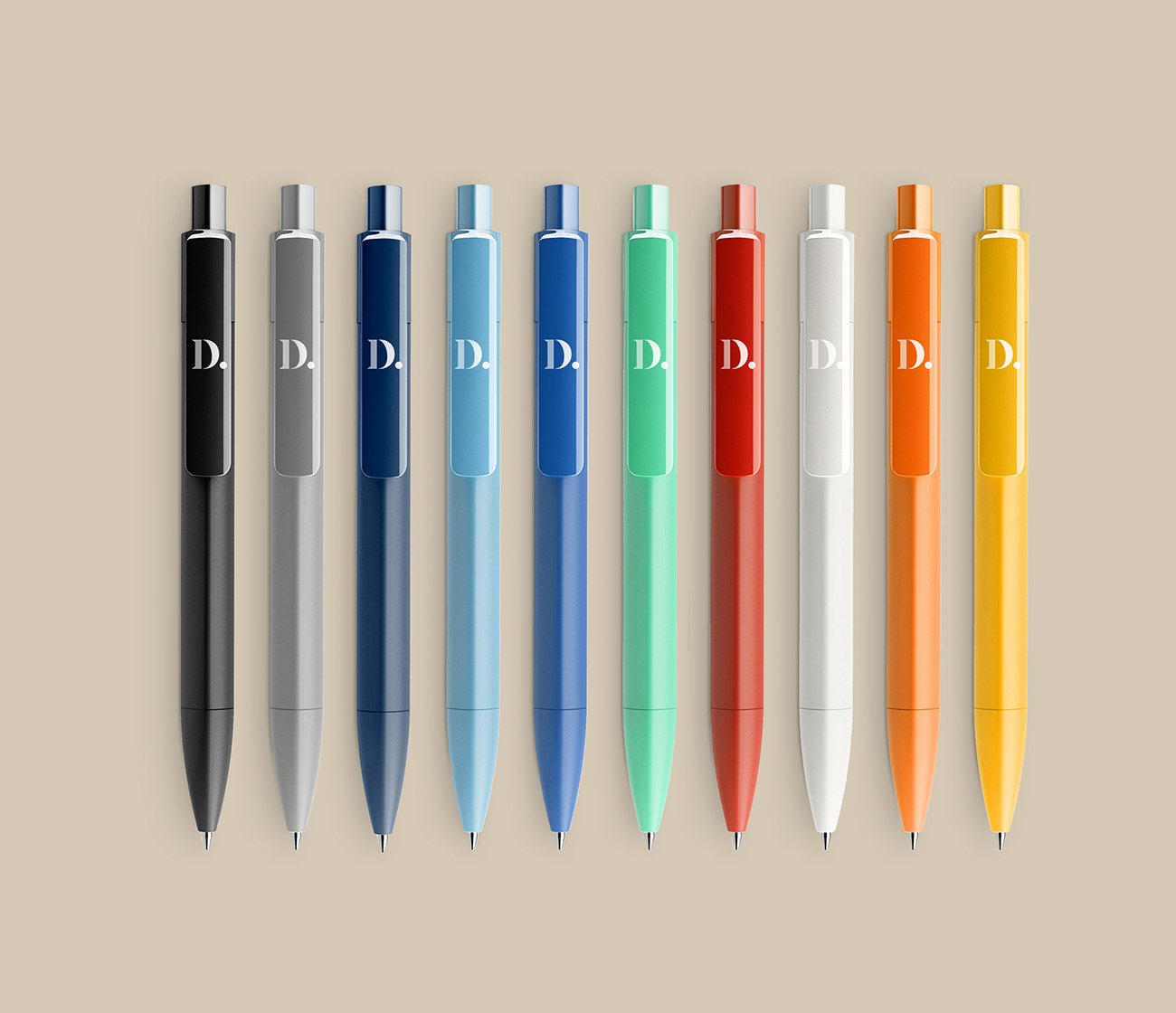 Bedrukte prodir pen DS4