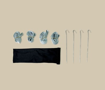 Set grondpinnen, haringen