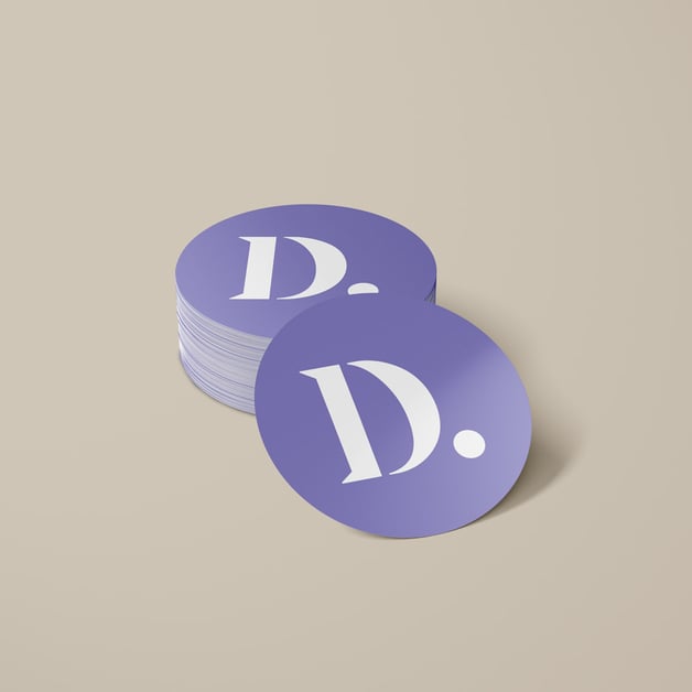 Ovale sticker drukken