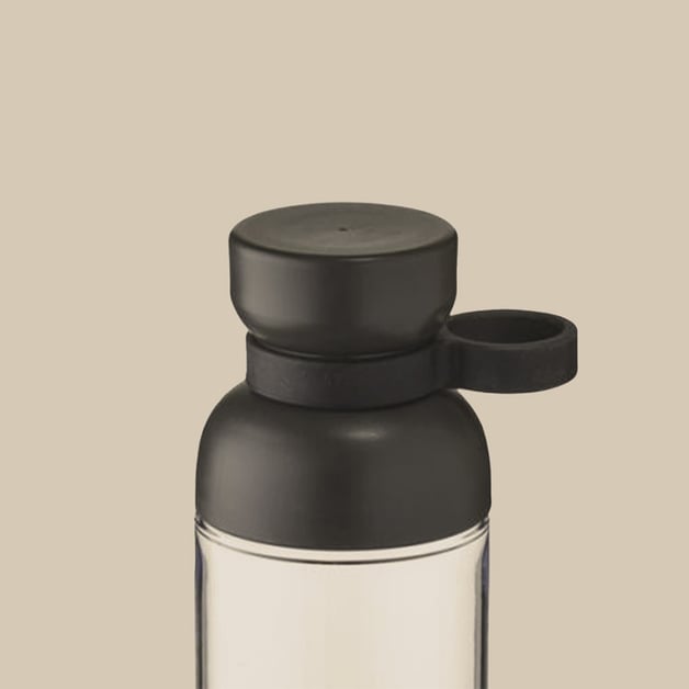 Zwarte Mepal drinkfles Vita 700 ml