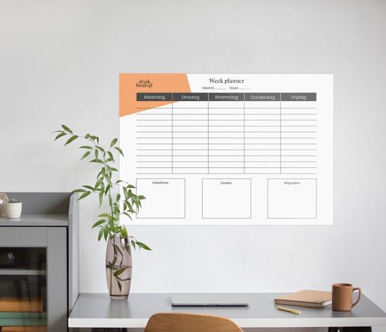 Whiteboard stickers bedrukken voor kantoor en school