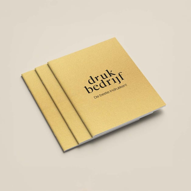 Gepersonaliseerde luxe brochure voor klanten en events