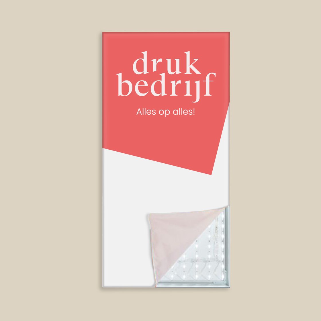 Textielframe met LED verlichting