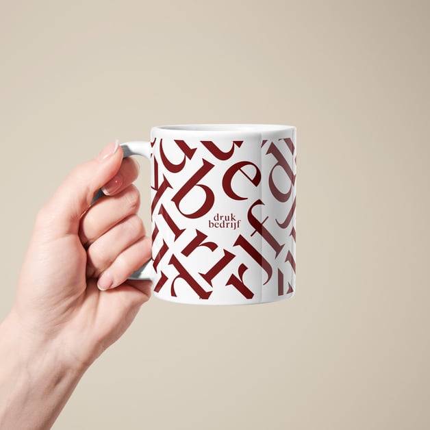 Kerst mok bedrukken