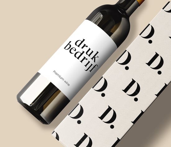 Full color doos voor wijnverpakking