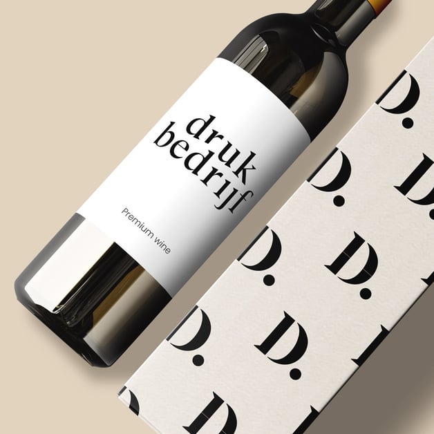 Full color doos voor wijnverpakking