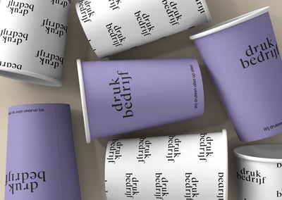 Kartonnen bekers bedrukken