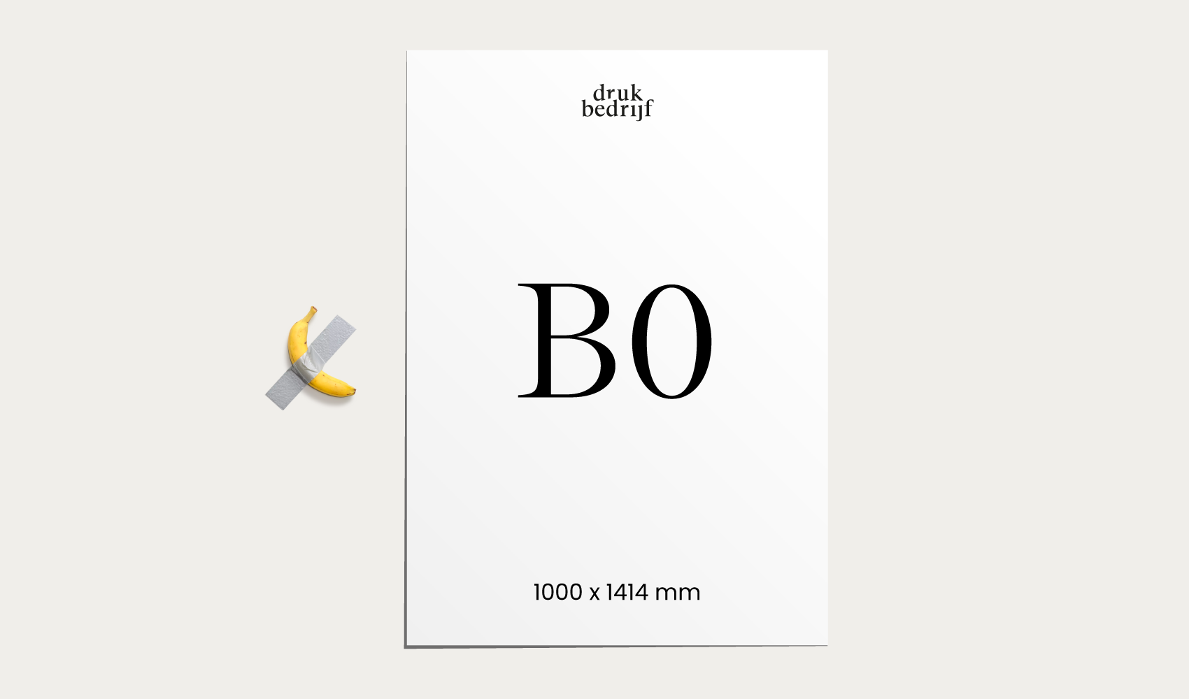 B0 Formaat 100 x 141,4 cm