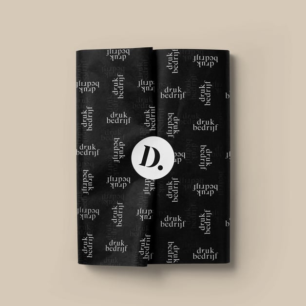 Vloeipapier bedrukken met eigen logo