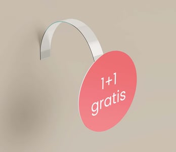 Wobbler bedrukken met eigen logo