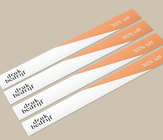 Gepersonaliseerde schapstroken voor winkels