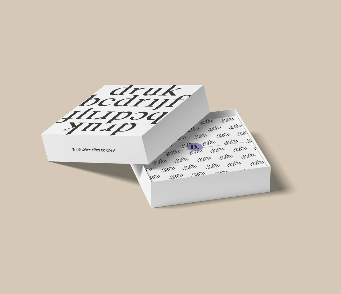 doosjes met deksel drukken