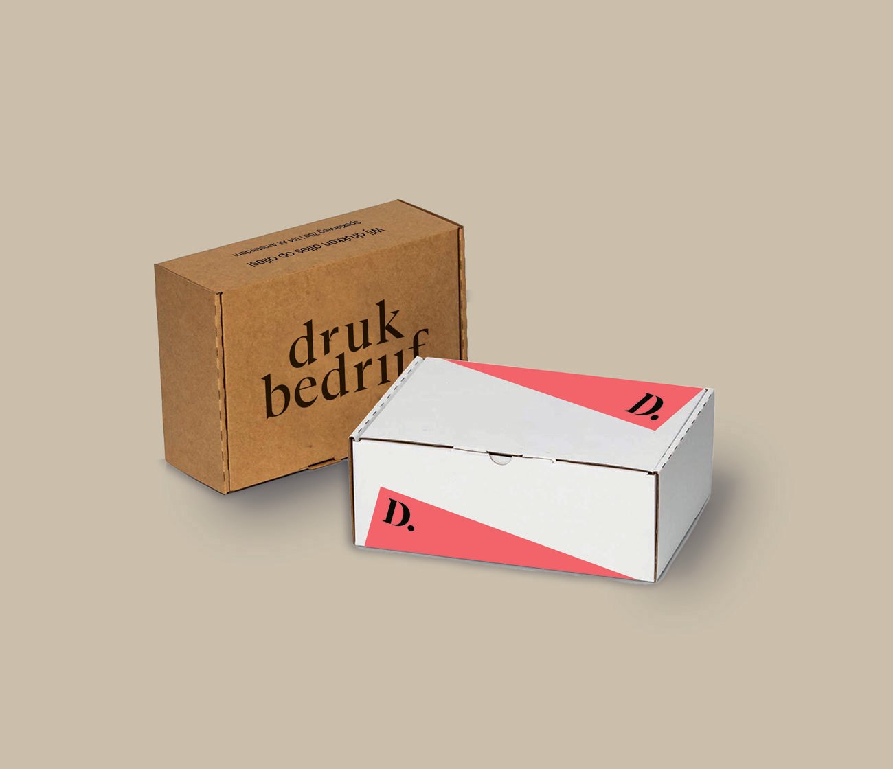 Verzenddozen met  logo