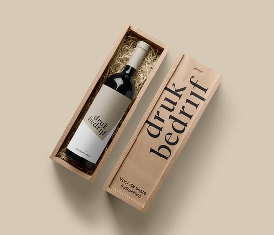 Wijnkist bedrukken
