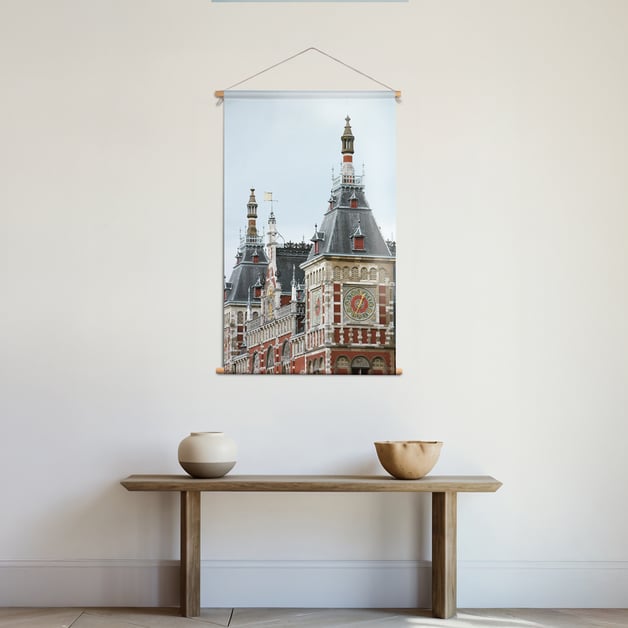 Luxe textielposter voor kantoor of winkel