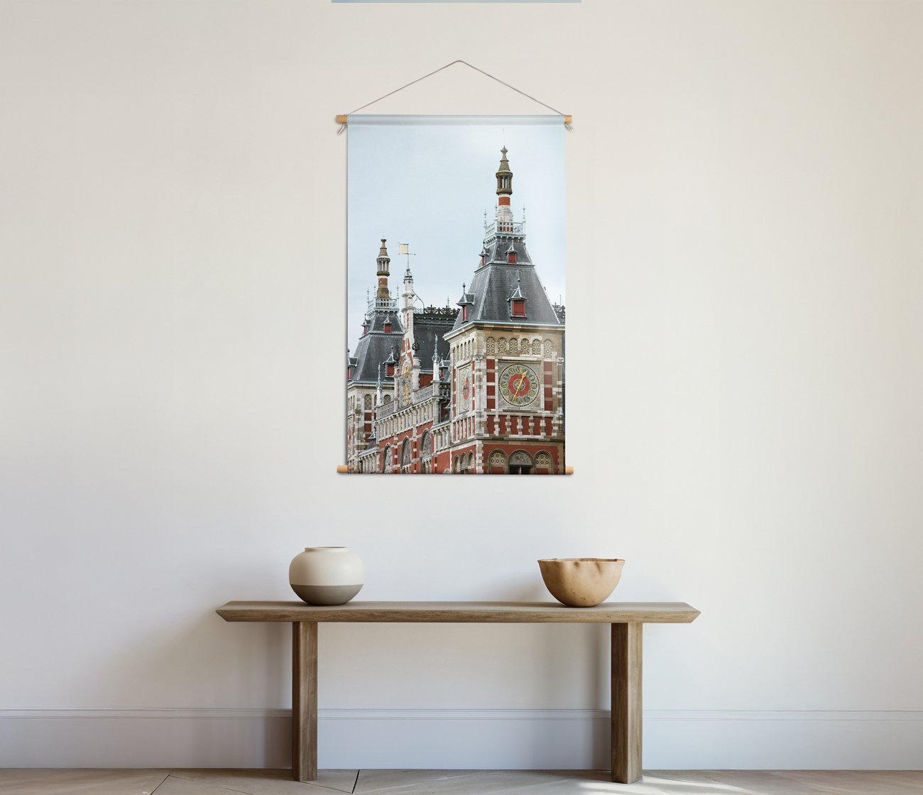 Luxe textielposter voor kantoor of winkel