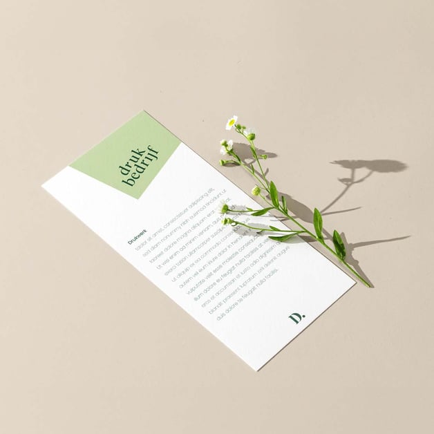 duurzame flyers drukken